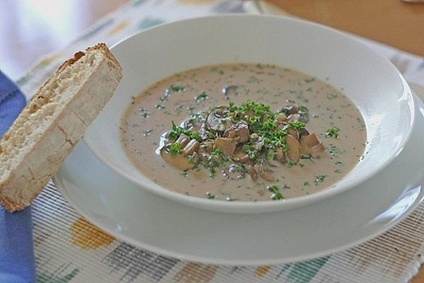 Mushroom Soup with Sherry