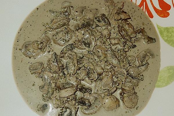 Mushrooms in Cream
