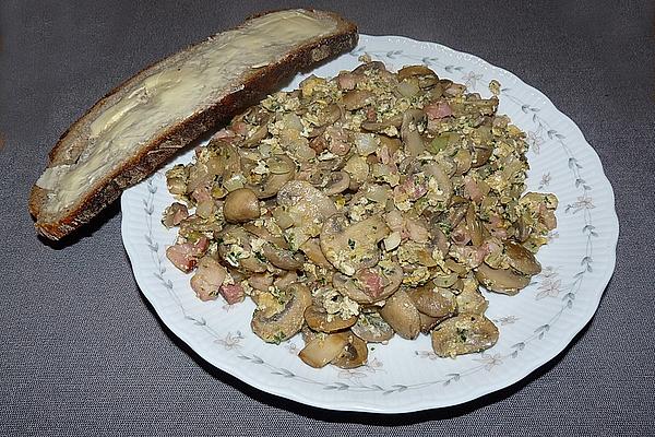 Mushrooms with Egg