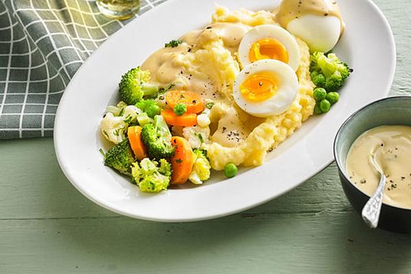 Mustard Celebration with Colorful Vegetables