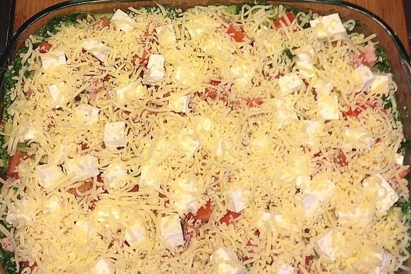 My Casserole with Smoked Pork and Spinach