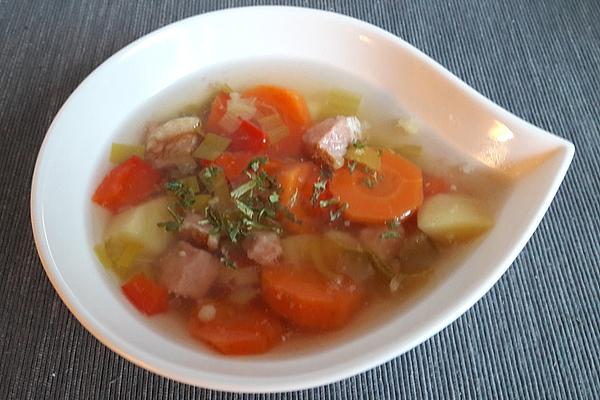 My Vegetable Soup with Kassler