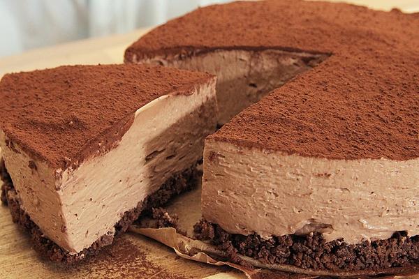 No Bake Chocolate Cheesecake