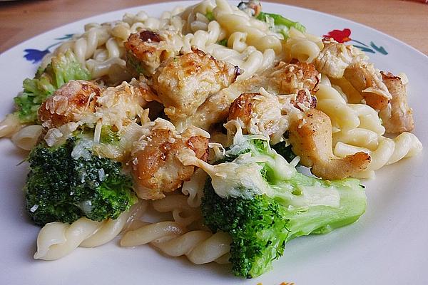 Noodle Casserole with Strips Of Turkey
