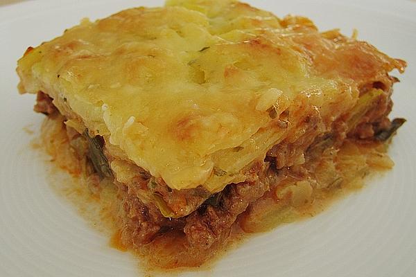 Norbert`s Potato and Leek Gratin