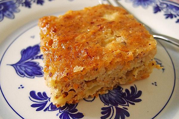 Nut-apple-carrot Cake