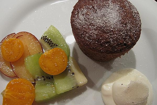 Nut Tarts with Marinated Citrus Fruits and Vanilla Sour Cream