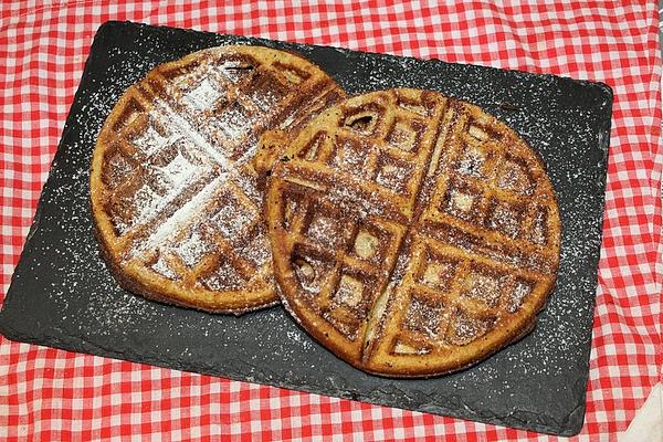 Oat and Banana Waffles