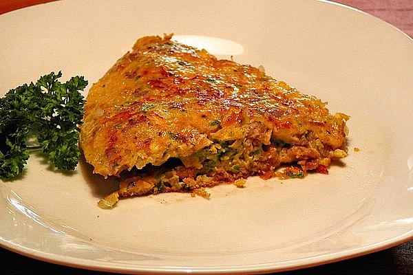 Omelette with Sausage Meat