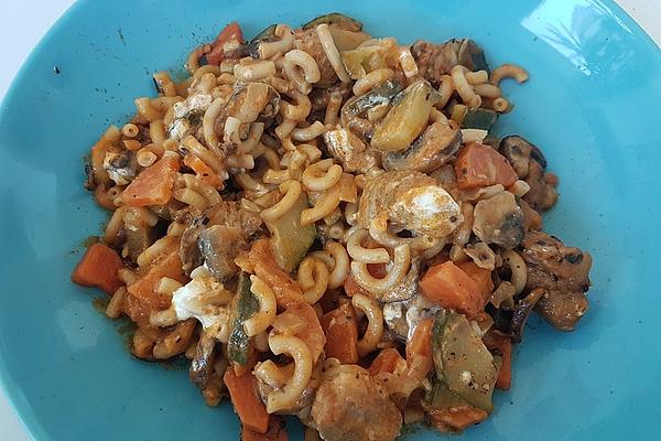 One Pot Of Pasta with Vegetables