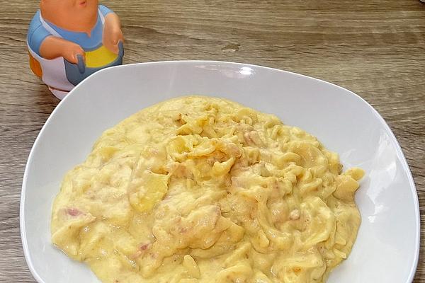 One Pot Pasta with Asparagus, Cheese and Ham À La Didi