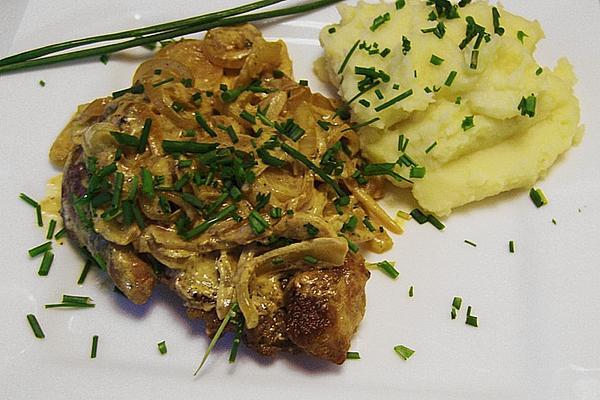 Onion Mustard Chops