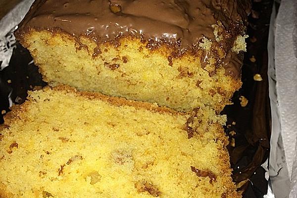 Orange Cake with Chocolate Icing