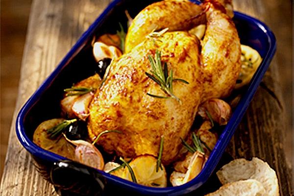 Organic Chicken Stuffed with Dates