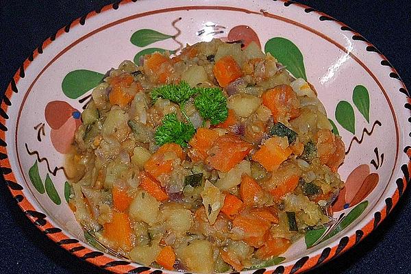 Oriental Lentil Vegetables