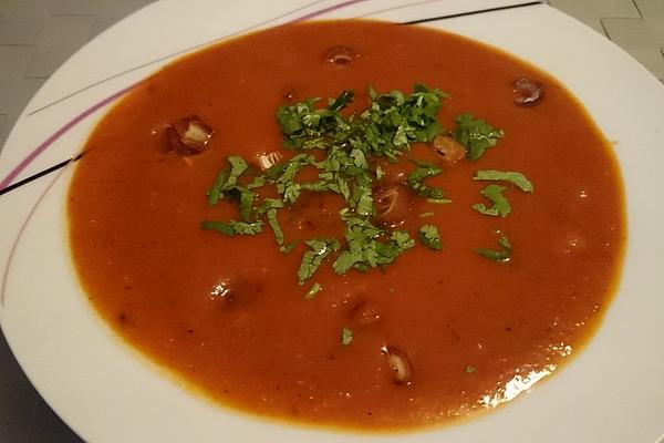 Oriental Pumpkin Soup with Chickpeas