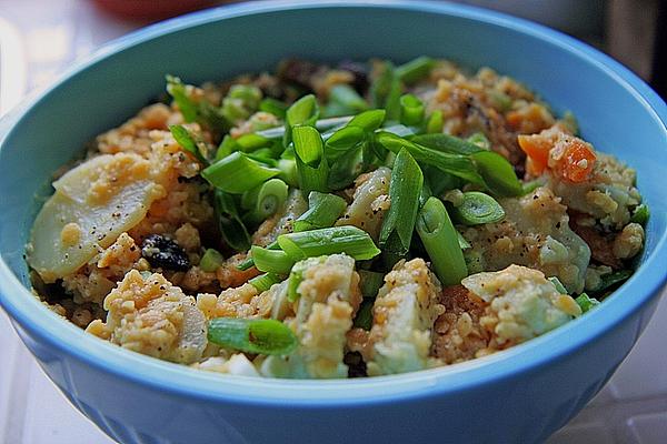 Oriental Red Lentil Salad