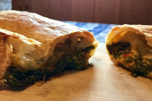 Oriental Spinach Strudel