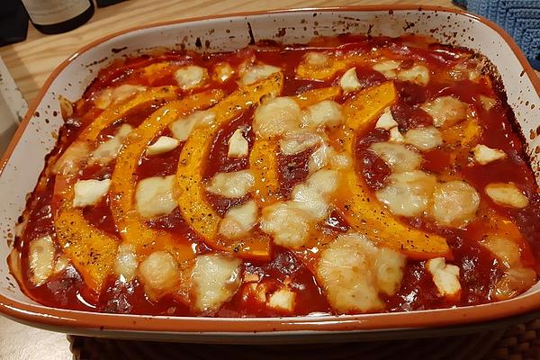 Oven Pumpkin in Tomatoes