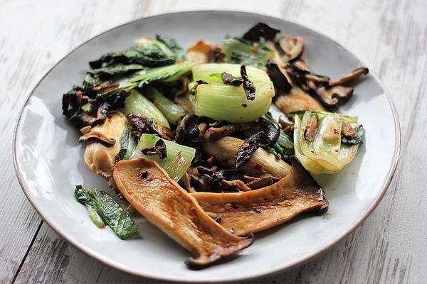 Pak Choi with Mushrooms