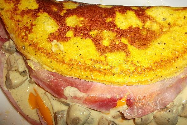 Pancakes with Mushroom Filling