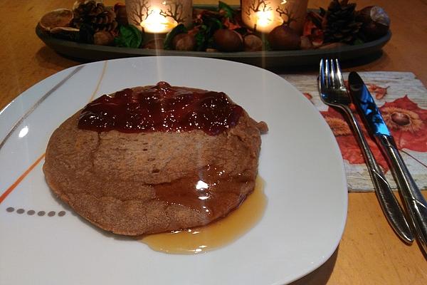 Pancakes with Rye Flour and Cinnamon