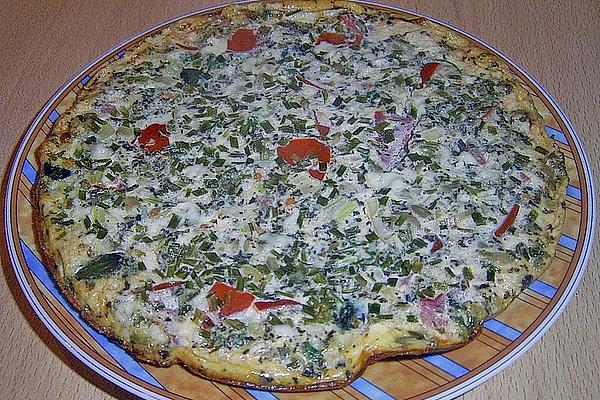 Pancakes with Tomatoes and Herbs
