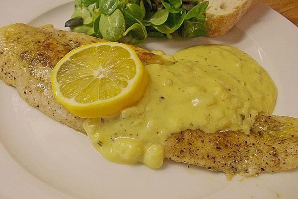 Pangasius Fillet with Mustard Sauce