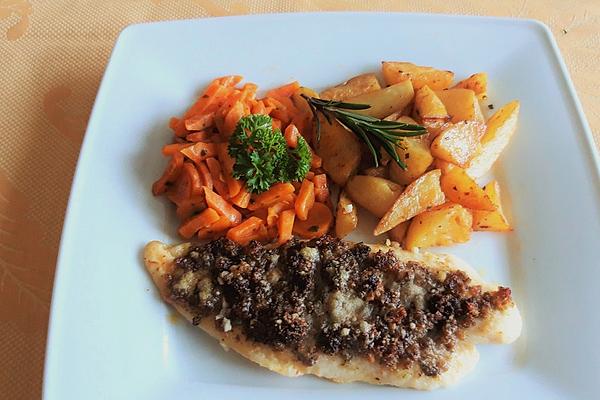Pangasius Fillet with Wild Garlic Crust