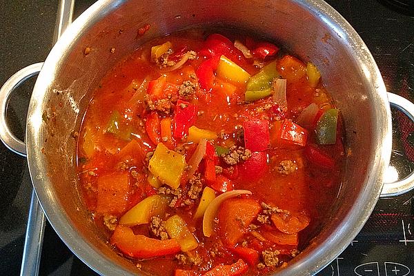 Paprika goulash with Tartare and Low-carb Rice