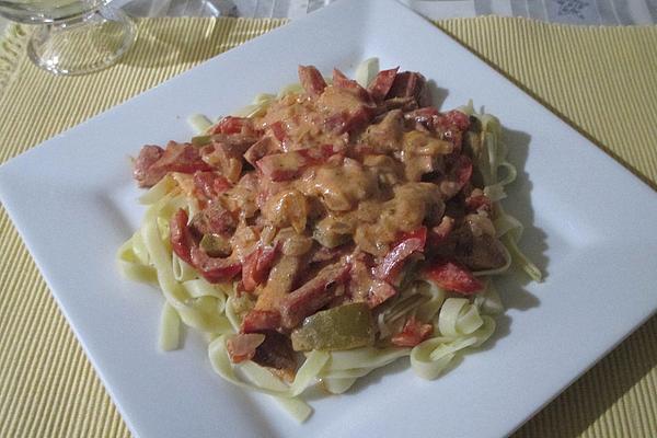Paprika – Meat Sausage – Pot