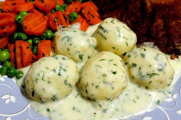 Parsley Potatoes Great-grandmother`s Style