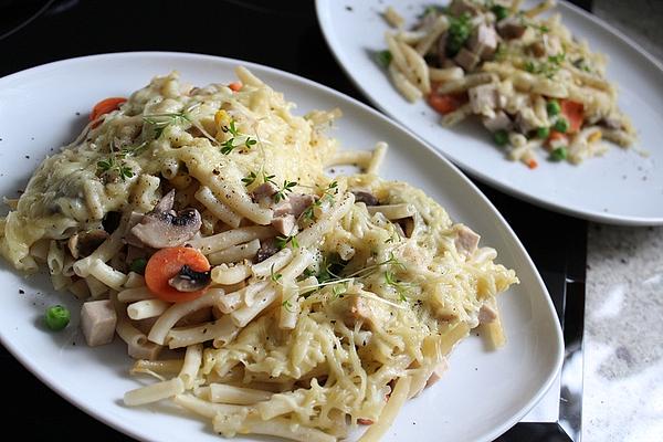 Pasta and Butter Vegetable Casserole