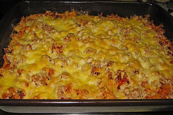 Pasta Bake Ala Pizza Tonno