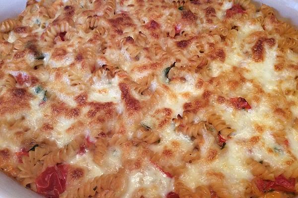 Pasta Bake Tomato and Mozzarella