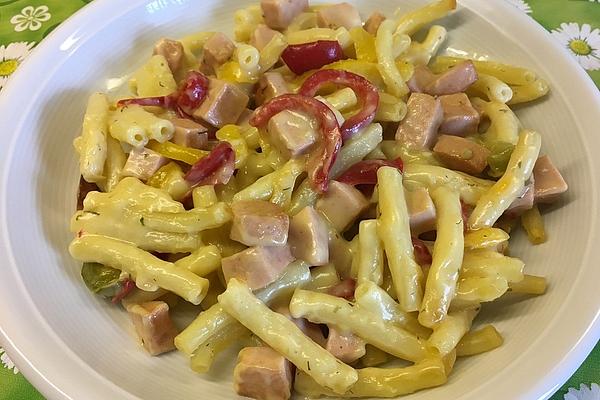 Pasta Bake with Meat Sausage and Paprika