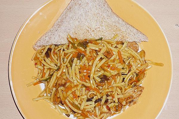 Pasta Salad Asia Style