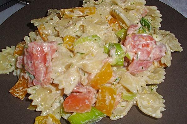Pasta Salad with Salmon and Dill