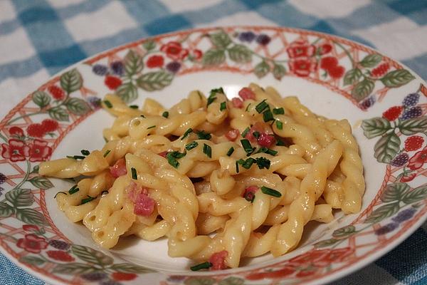 Pasta with Bacon and Egg