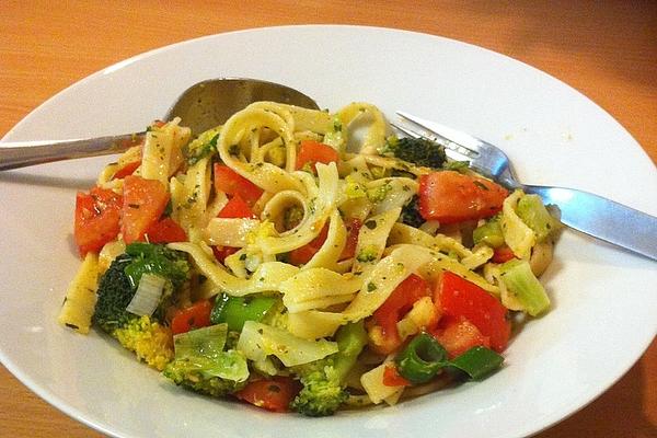 Pasta with Broccoli in Mustard Sauce