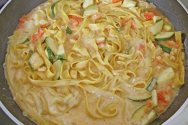 Pasta with Crab and Zucchini