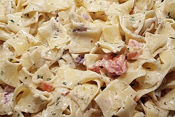 Pasta with Herb Cream Sauce