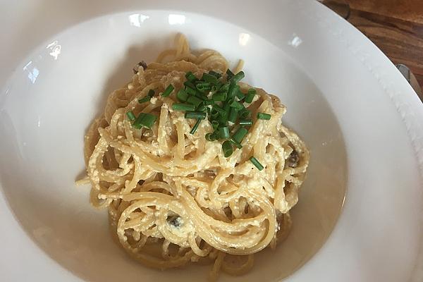 Pasta with Mascarpone and Smoked Bacon