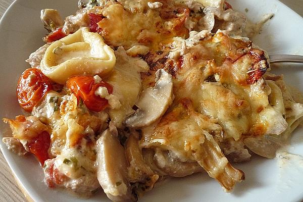Pasta with Mushroom Cream Sauce