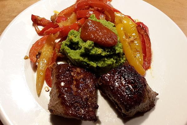 Pea and Parsley Root Puree