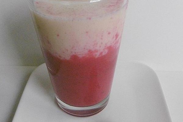 Peach and Raspberry Shake