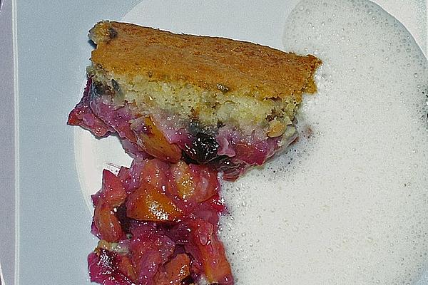 Peach Blueberry Cobbler
