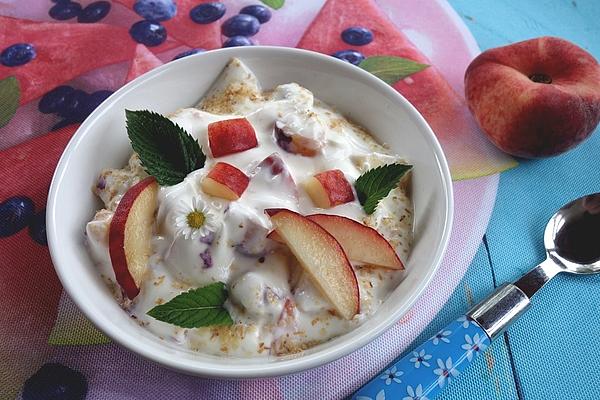 Peach Curd with Fresh Peaches