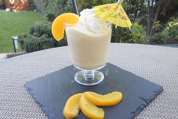 Peach Melba Drink