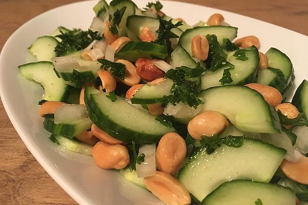 Peanut and Cucumber Salad